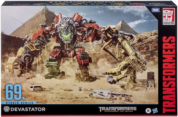 Transformers Toys Studio Series 69 Revenge of The Fallen Devastator Constructicon Action Figures 8-Pack